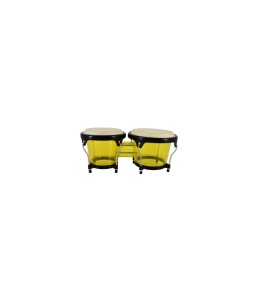 Parrot ZHB-C Bongo Transparent/Yellow Set de bongos-uri