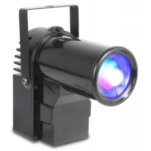 Proiector glob Beamz PS10W Pin Spot 151.259, LED RGBW 10W, DMX