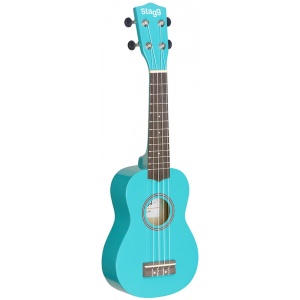 Stagg - US-Ocean, Ukulele sopran cu husă, albastru