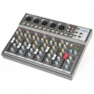 Vonyx Mixer pasiv 7x canale USB Phantom power - Img 1