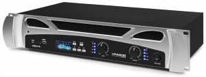Vonyx VPA600 Amplificator PA, 2x300W RMS, Bluetooth/SD/USB - Img 3