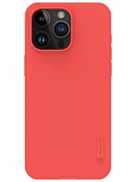 Husa iPhone 15 Pro Max-Nillkin Super Frosted Shield Case Rosie