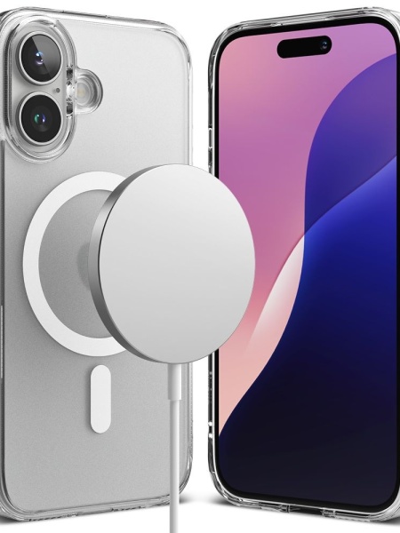 Husa iPhone 16 Ringke Fusion Magsafe Matte clear