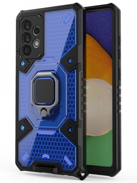 Husa Samsung Galaxy A52/A52s - Honeycomb Armor- Albastra