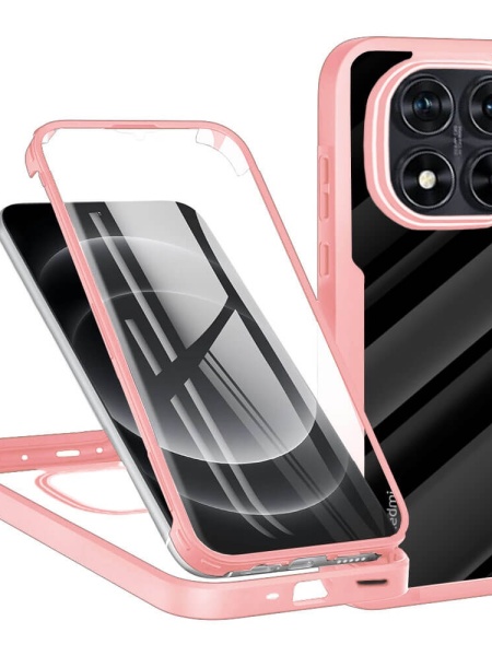 Husa Xiaomi Redmi Note 14 Pro 5G ColorVerse 360 + Screen Protector margine roz