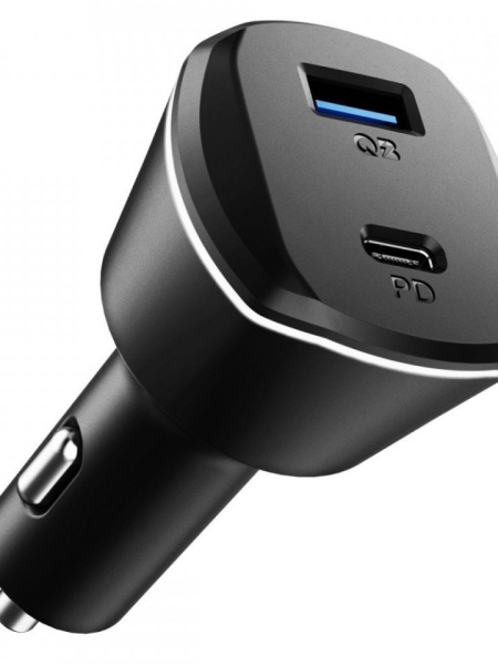 Incarcator auto pentru telefon Spigen PC1800 PowerArc USB/USB Type C PD30W/QC.3.0