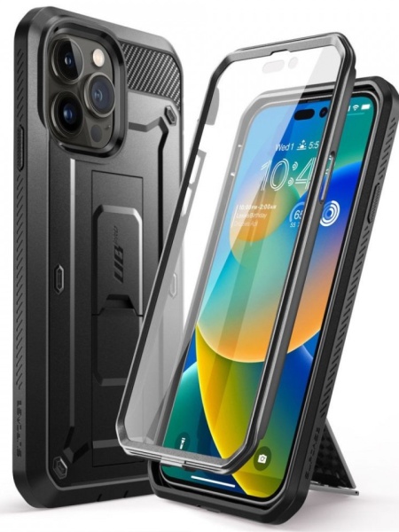 Husa iPhone 14 Pro Max Supcase Unicorn Beetle Pro -Neagra