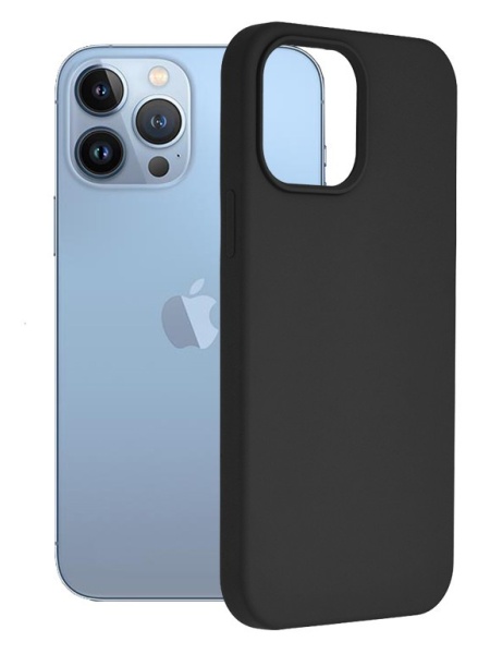 Husa iPhone 15 Pro -Soft Edge Silicone Neagra