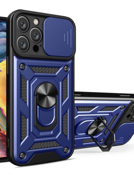 Husa iPhone 16 Pro Max Ultra CamShield Case Blue