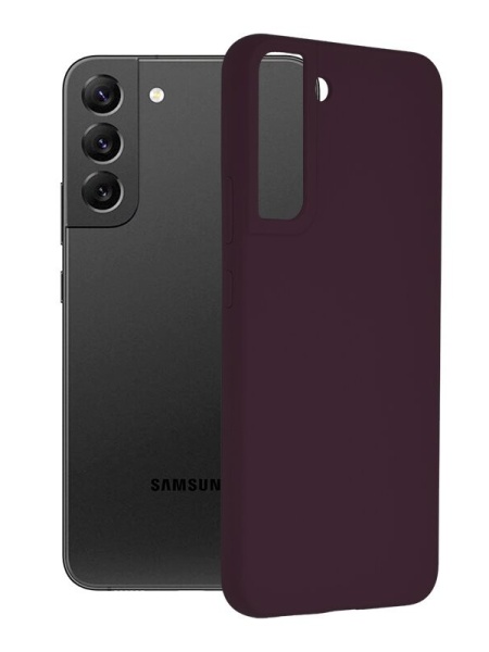 Husa Samsung Galaxy S22 Plus Soft Edge Silicone Violet Pruna