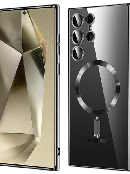 Husa Samsung Galaxy S24 Ultra Magsafe Luxury Crystal Neagra