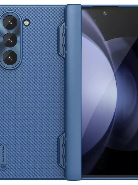 Husa Samsung Galaxy Z Fold 6 Nillkin Super Frosted Shield Albastra