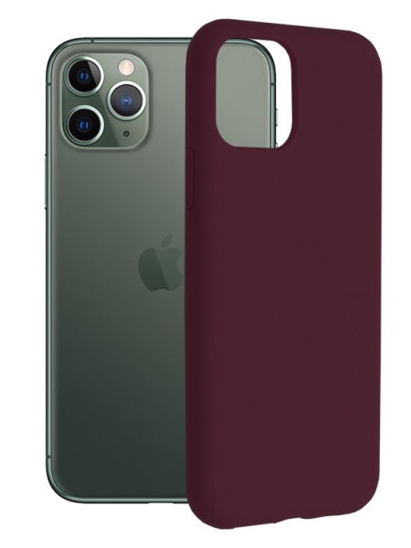 Husa iPhone 11 Pro Max-Soft Edge Silicone Plum