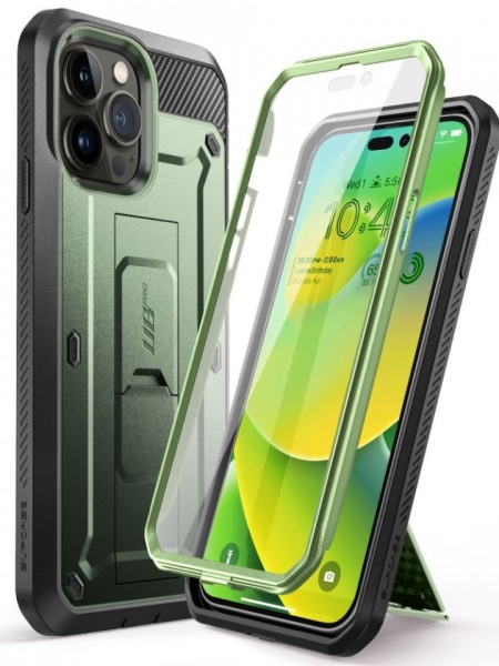 Husa iPhone 14 Pro Max Supcase Unicorn Beetle Pro -Guldan