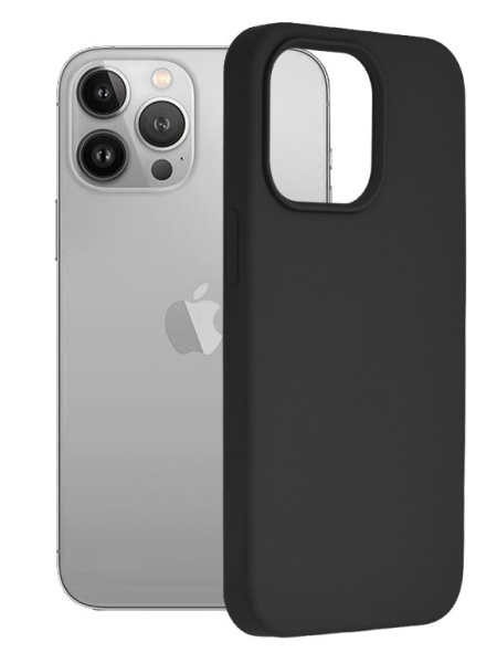 Husa iPhone 15 Pro Max -Soft Edge Silicone Neagra