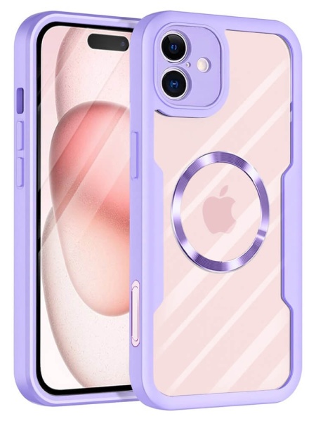 Husa iPhone 16 Plus ColorVerse 360 Magsafe + Screen Protector -margine mov