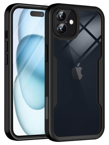 Husa iPhone 16 Plus ColorVerse 360 + Screen Protector -margine neagra
