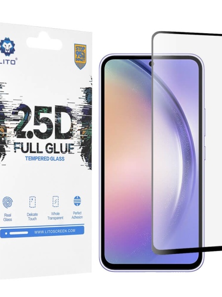 Sticla securizata Samsung Galaxy A54 - LITO - 2.5D Full Glue Glass Black
