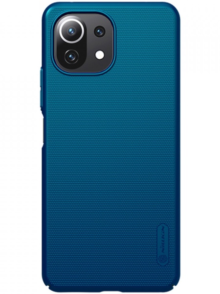 Husa Xiaomi Mi 11 Lite -Nillkin Super Frosted Shield Case Albastra