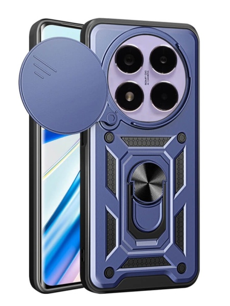 Husa Xiaomi Redmi Note 14 Pro 5G CamShield Case Techsuit Albastra