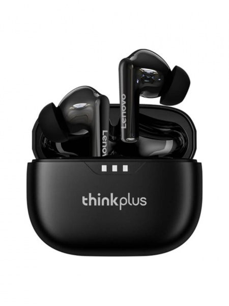 Casti wireless Lenovo cu Bluetooth 5.0, Noise Cancelling, Power Display