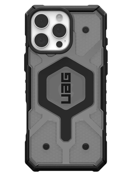 Husa iPhone 16 Pro UAG Pathfinder Clear MagSafe Ash