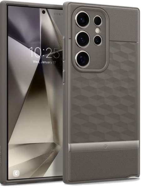 Husa Samsung Galaxy S24 Ultra Caseology Parallax Ash Grey by Spigen