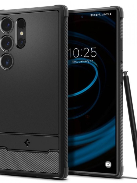 Husa Samsung Galaxy S24 Ultra Spigen Rugged Armor Neagra