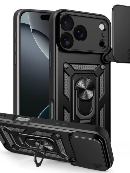 Husa iPhone 17 Pro Max CamShield Case neagra