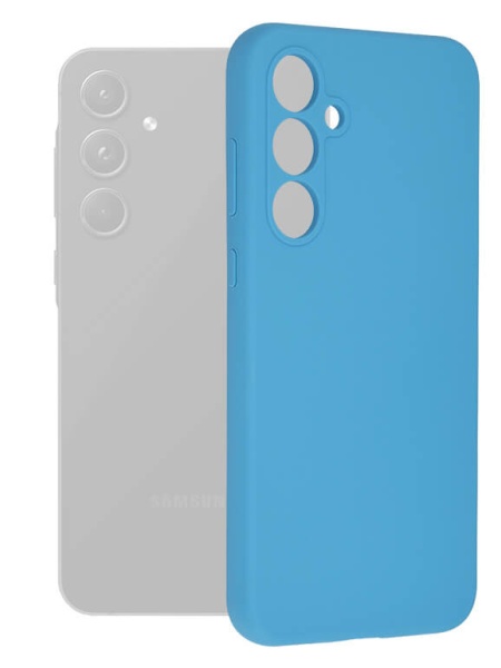 Husa Samsung Galaxy A55 5G Soft Edge Silicone albastra