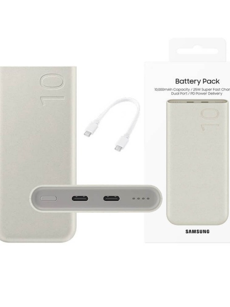 Baterie Samsung externa 2x Type-C 25W Super Fast Charging, 10000mAh