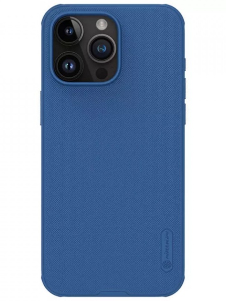 Husa iPhone 15 Pro Max-Nillkin Super Frosted Shield Case Albastra