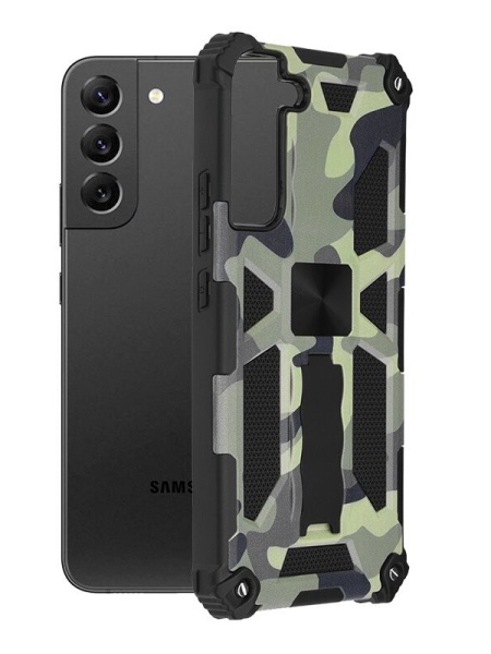 Husa Samsung Galaxy S22 Plus - Blazor Camo Lime