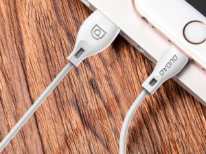 Cablu de date Dudao USB / Micro USB 2.4 A 1m white - Img 7