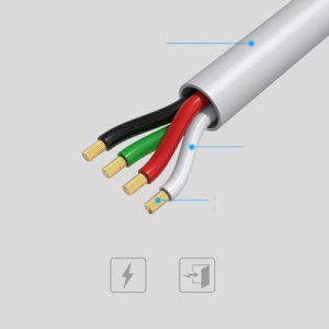 Cablu de date Remax Suji RC-134m USB / micro USB Cable 2.1A- 1M Alb - Img 5