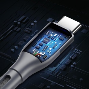 Cablu de date USB C to Type C Super Fast Charging 65W, 480Mbps, 1m Duzzona - Img 2