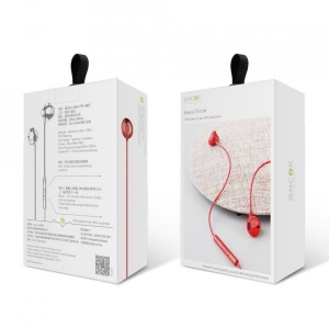 Casti cu fir, in ear, conector jack si microfon Baseus Encok H6- culoare rosie - Img 6