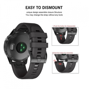 Curea Garmin Fenix 6 -Tech Protect Smooth-Army Green - Img 4