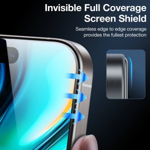 Folie sticla securizata iPhone 17 Torras GlassGo Install Master Privacy - Img 5