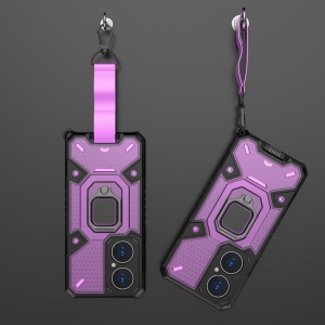 Husa Huawei P50 PRO- Honeycomb Armor- Violet Rose - Img 4