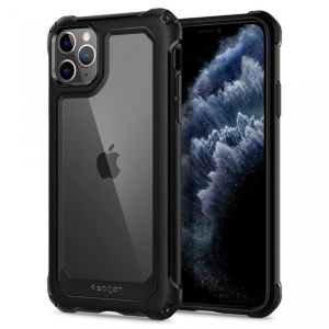 Husa Iphone 11 PRO MAX -Spigen Gauntlet -Carbon Black - Img 1