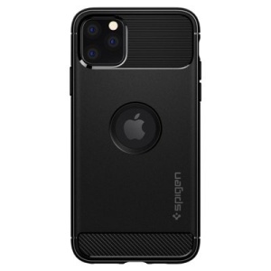 Husa Iphone 11 PRO - Spigen Rugged Armor -Neagra - Img 2