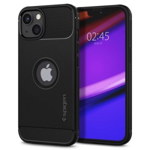 Husa iPhone 13 Mini - Spigen Rugged Armor -Neagra - Img 1