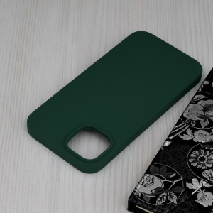 Husa iPhone 14 Plus-Soft Edge Silicone Verde inchis - Img 6