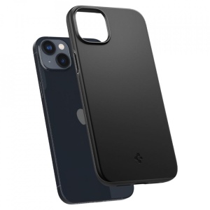 Husa iPhone 14 - Spigen Thin Fit -Black - Img 5