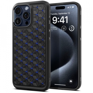 Husa iPhone 15 Pro Max Spigen Cryo Armor Blue - Img 1