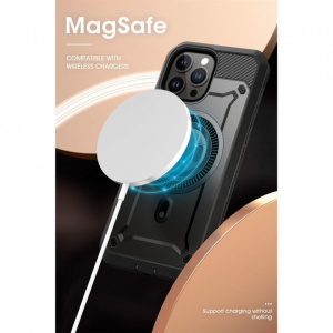 Husa iPhone 15 Pro Supcase UB Pro Mag Magsafe -Neagra - Img 3