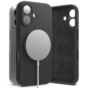 Husa iPhone 16 Plus Ringke Silicone Magnetic Magsafe Neagra - Img 1