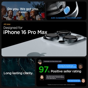 Husa iPhone 16 Pro Max Spigen Ultra Hybrid Matte Black - Img 4