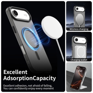Husa iPhone 17 Air CandyCase Magsafe neagra - Img 2